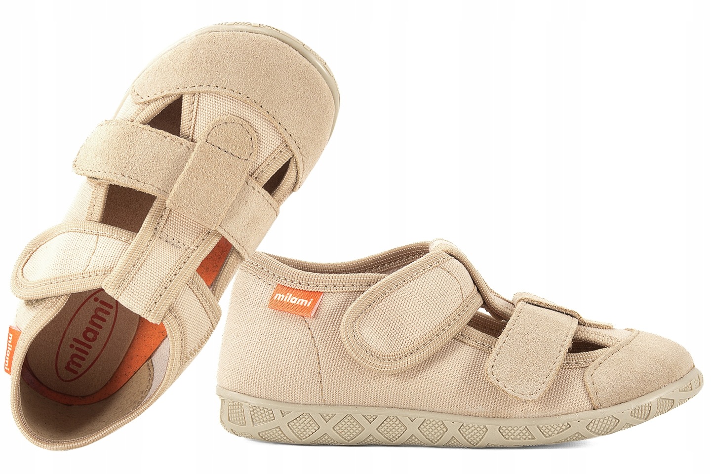 Kapcie, buty dziecięce Milami 118-1-BEIGE