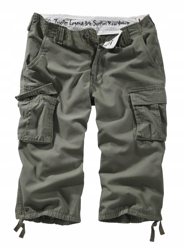 Krátké Kraťasy Surplus Trooper Legend 3/4 Bavlněné Olive S