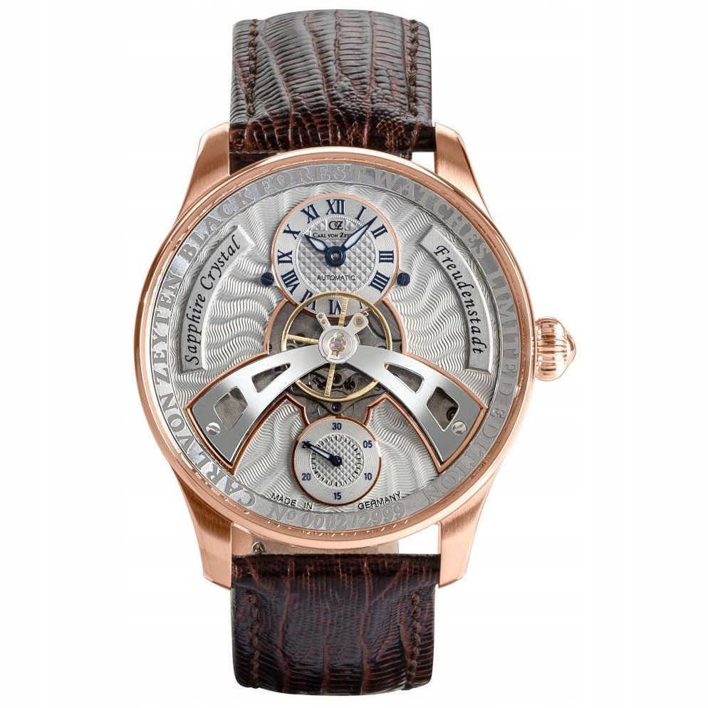 Pánské Hodinky Carl von Zeyten CVZ0043RGS hnědé