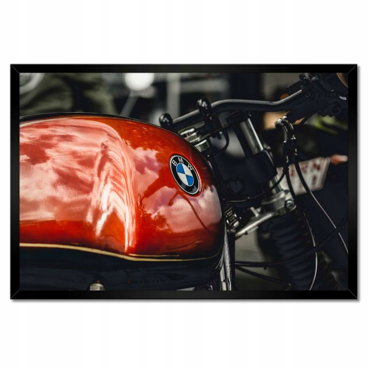 Plakáty v rámu 60x40 Motocykl Bmw Auto Klasika