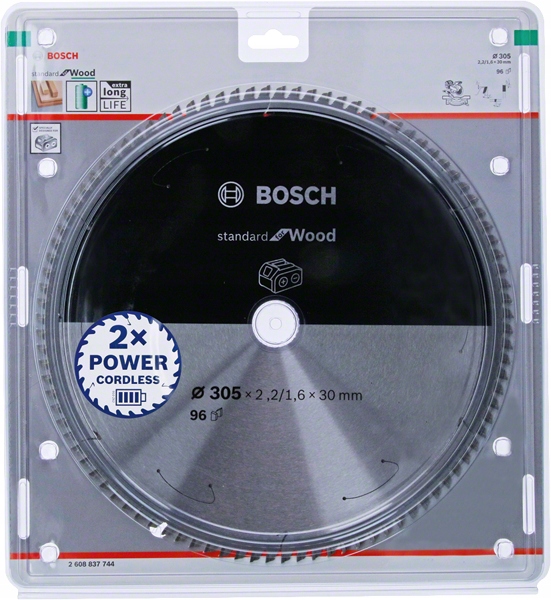 Bosch Pila Standard Wood Accu 305x30x96z