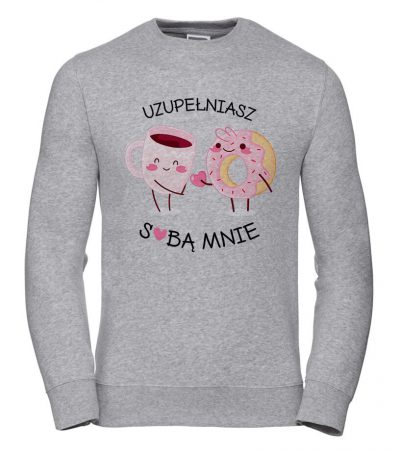 Dámská Mikina You Complete Me XL šedá, Dárek pro přítelkyni