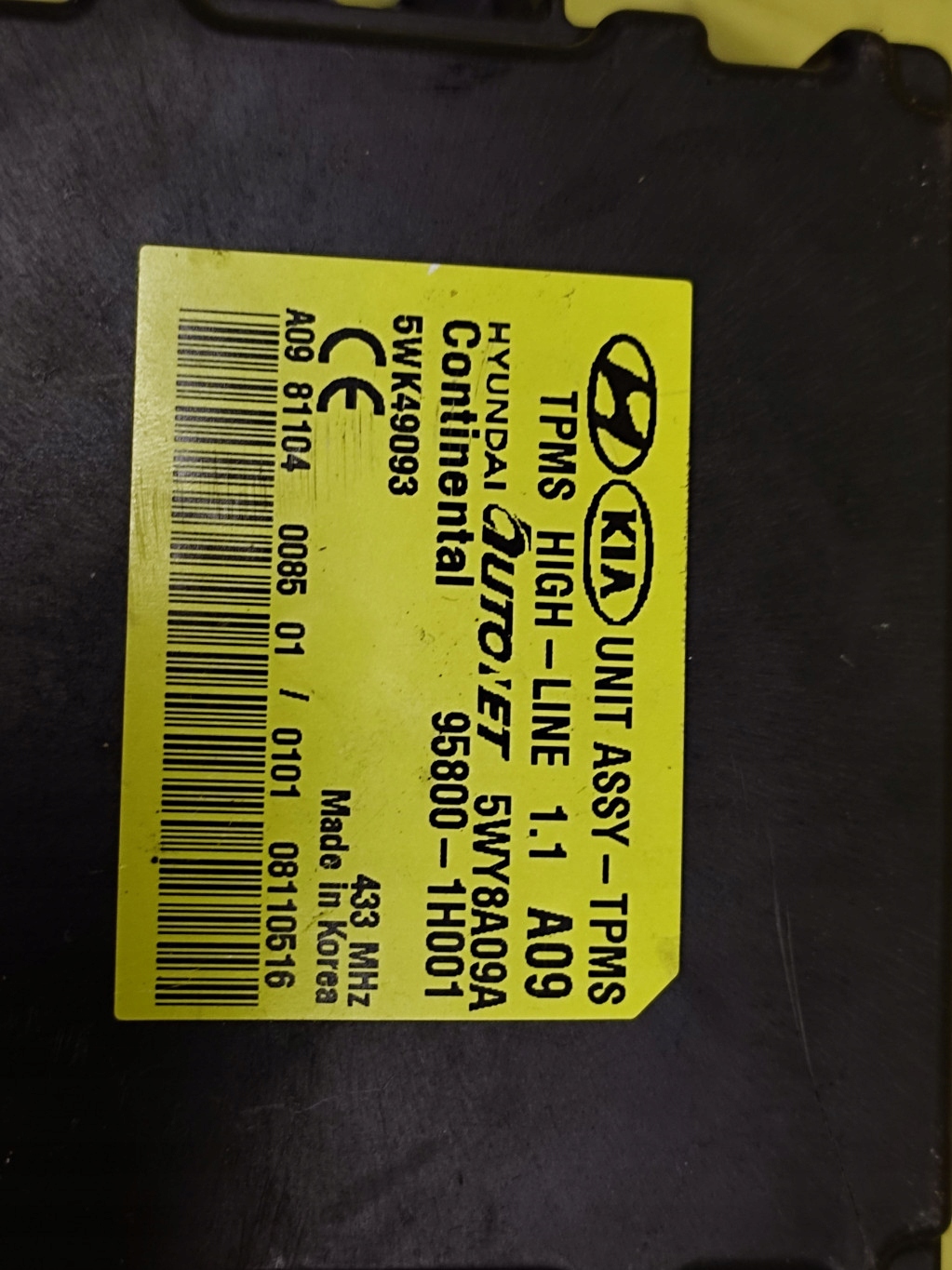 HYUNDAI I30 module PDC 958001H001