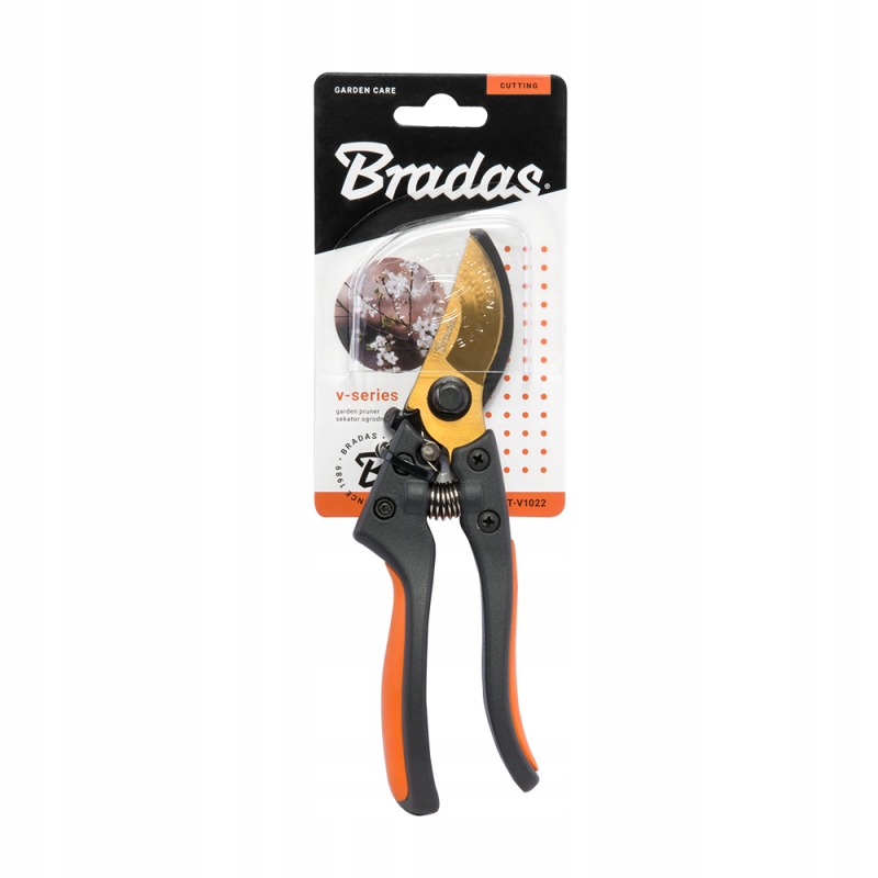 Sekator ostrze mijające do krzewów V-SERIES stal SK5 gold KT-V1022 EAN (GTIN) 5907544441427