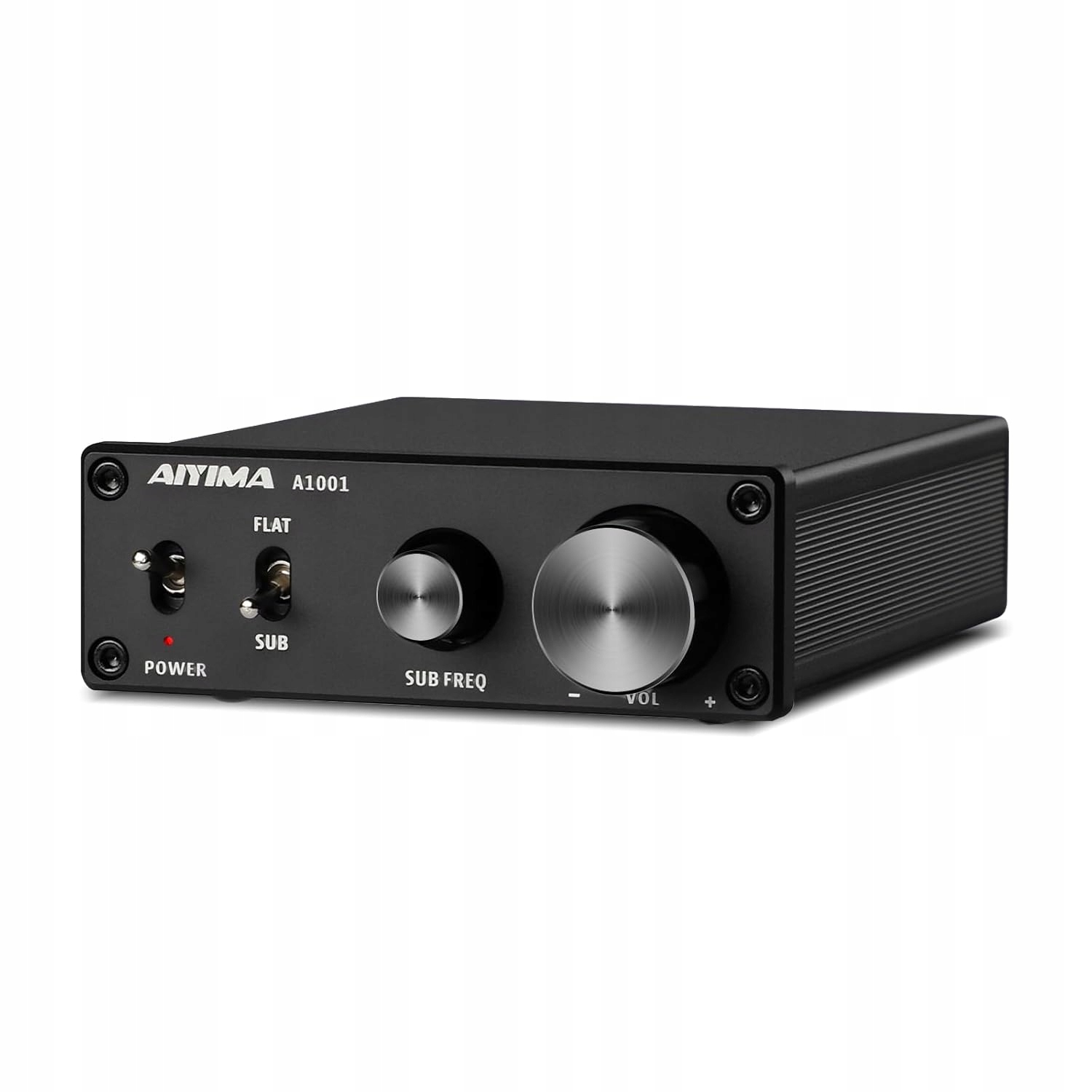 Aiyima A1001 100 W subwoofer/stereofónny zosilňovač