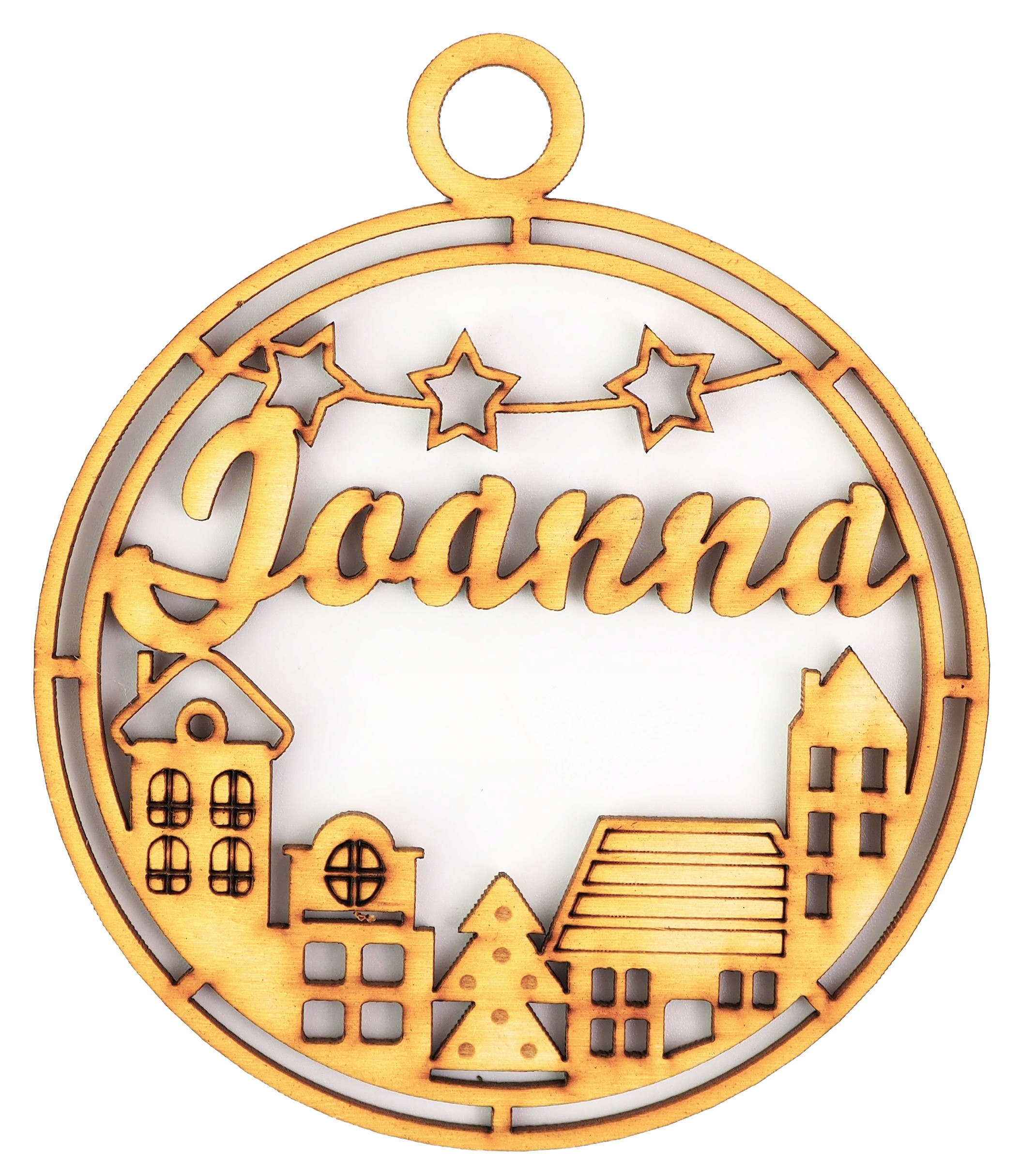 

Drewniana bombka na choinkę z Imieniem Różne