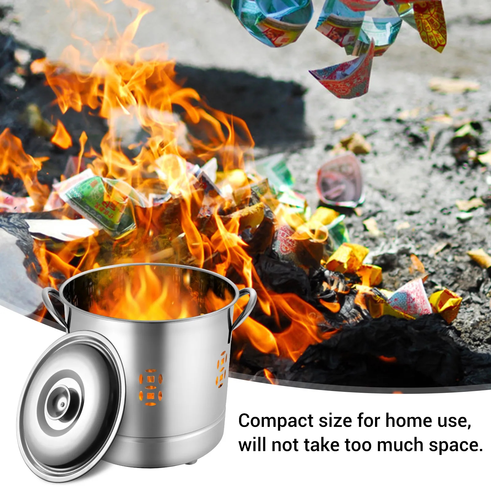 SPALARKA METALOWA OGRODOWA Beczka SPALANA Pojemność 6.9 l