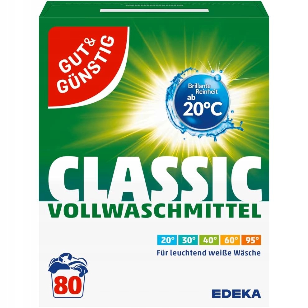 Levně Gg Univerzální Německý Prací Prášek na bílé prádlo 80p 5,2 kg