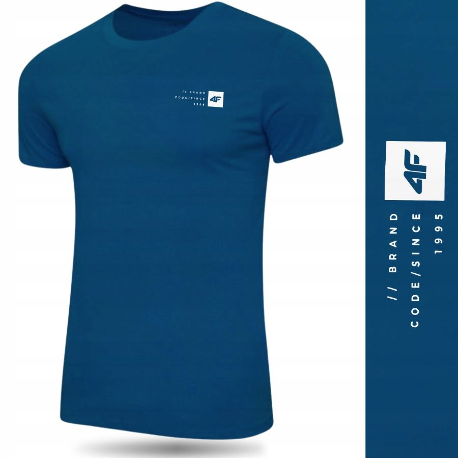 KOSZULKA MĘSKA 4F T-SHIRT PODKOSZULEK BLUZKA SPORTOWA NA CO DZIEŃ