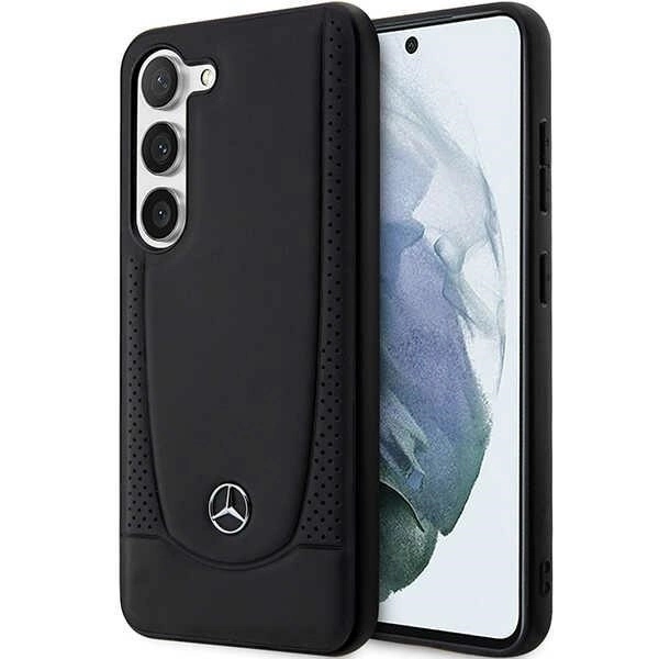 Etui Mercedes Leather Urban na Samsung Galaxy S23 czarne