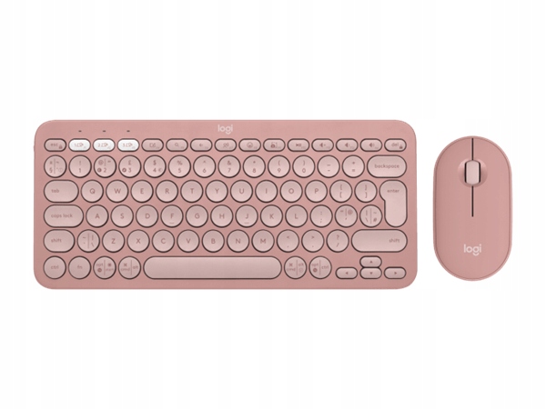 Sada Logitech MK380 Pebble 2 Combo ružová
