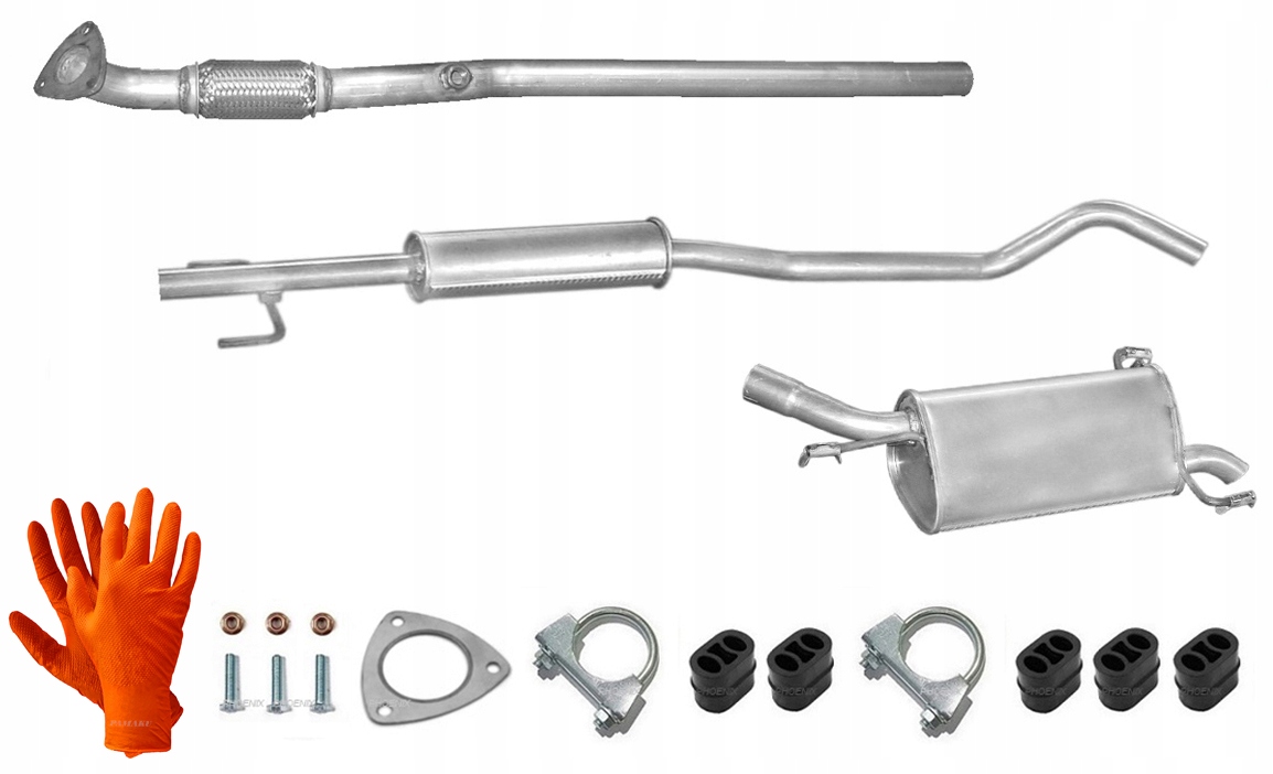 Opel Corsa C 1.2 1.4 (2000-2006) Výfukový Systém