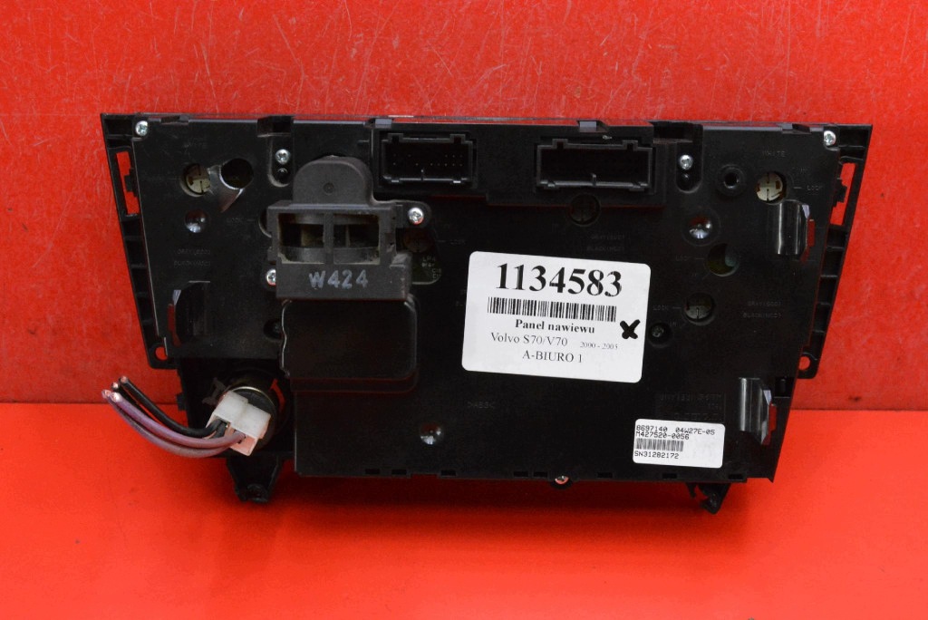 control panel air conditioning devices KLIMY 8697140 VOLVO S60 1 and V70 2 II 00-05