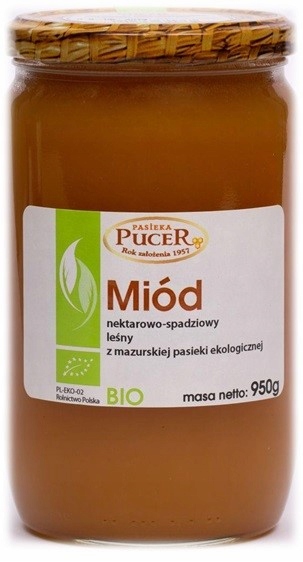 Levně Pucer Med nektarový lesní Bio 950 g