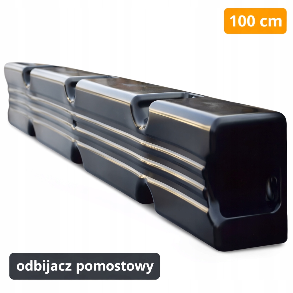 Odbijacz Ochraniacz Pomostowy Czarny Pompowany 100cm Block Fender Majoni