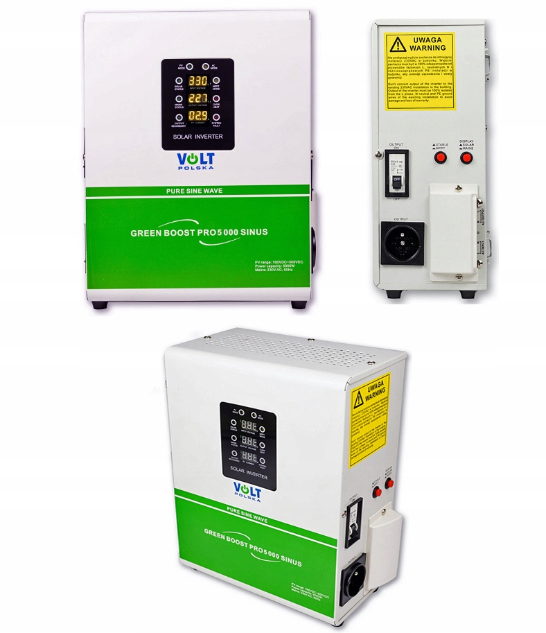 Przetwornica solarna do bojlera Green Boost Pro 5000 Sinus 5KW 160-500V