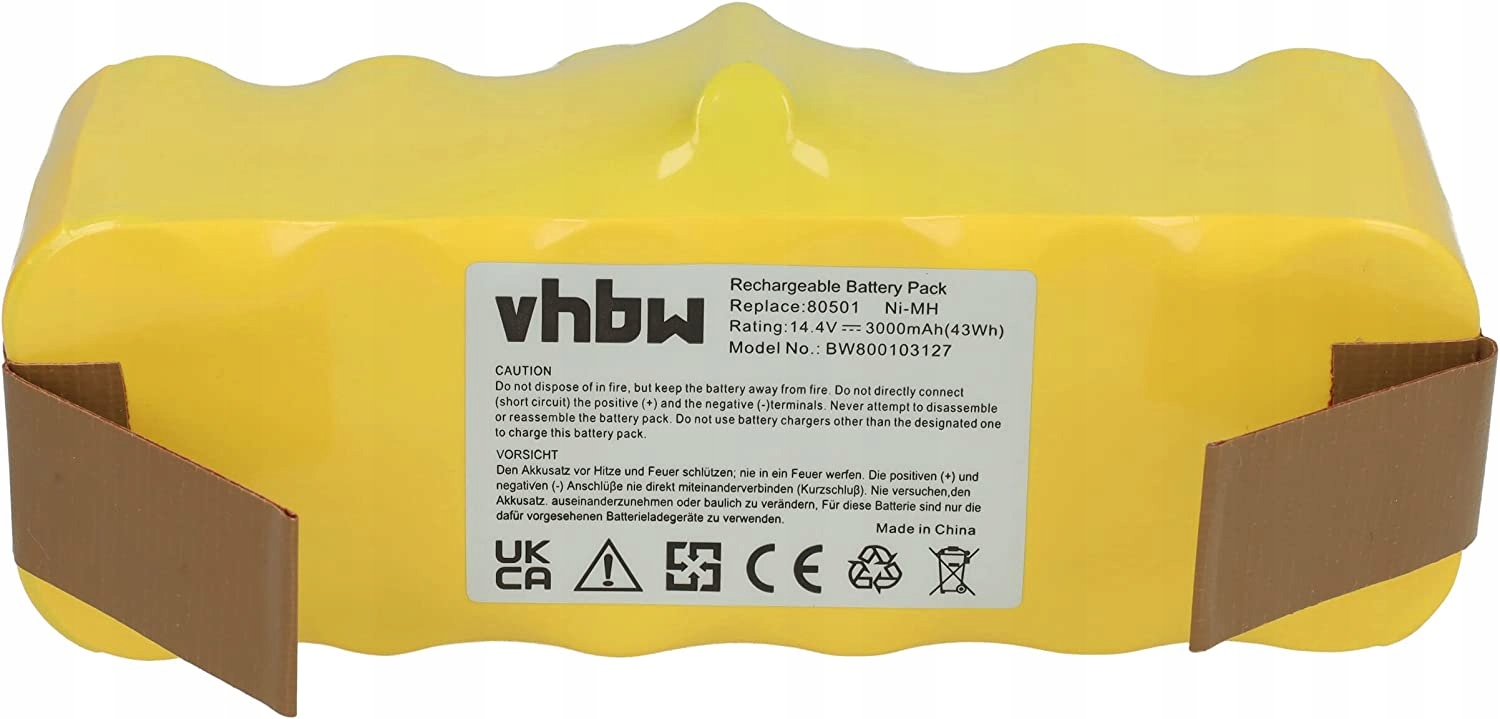 BATERIA DO iRobot Roomba 500 625 780 860 3000mAh Producent vhbw
