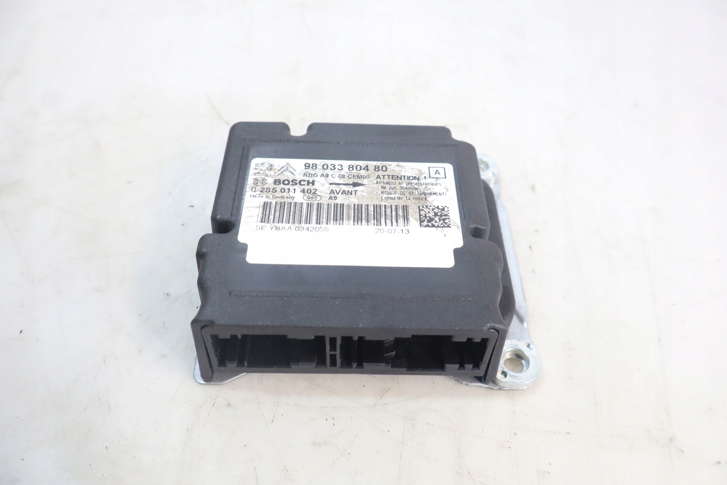 MODUŁ AIRBAG PEUGEOT 208 I 1.4HDI