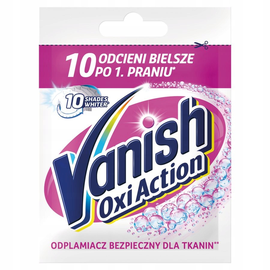 

Vanish Oxi Action Odplamiacz Do Białych Tkanin 30G
