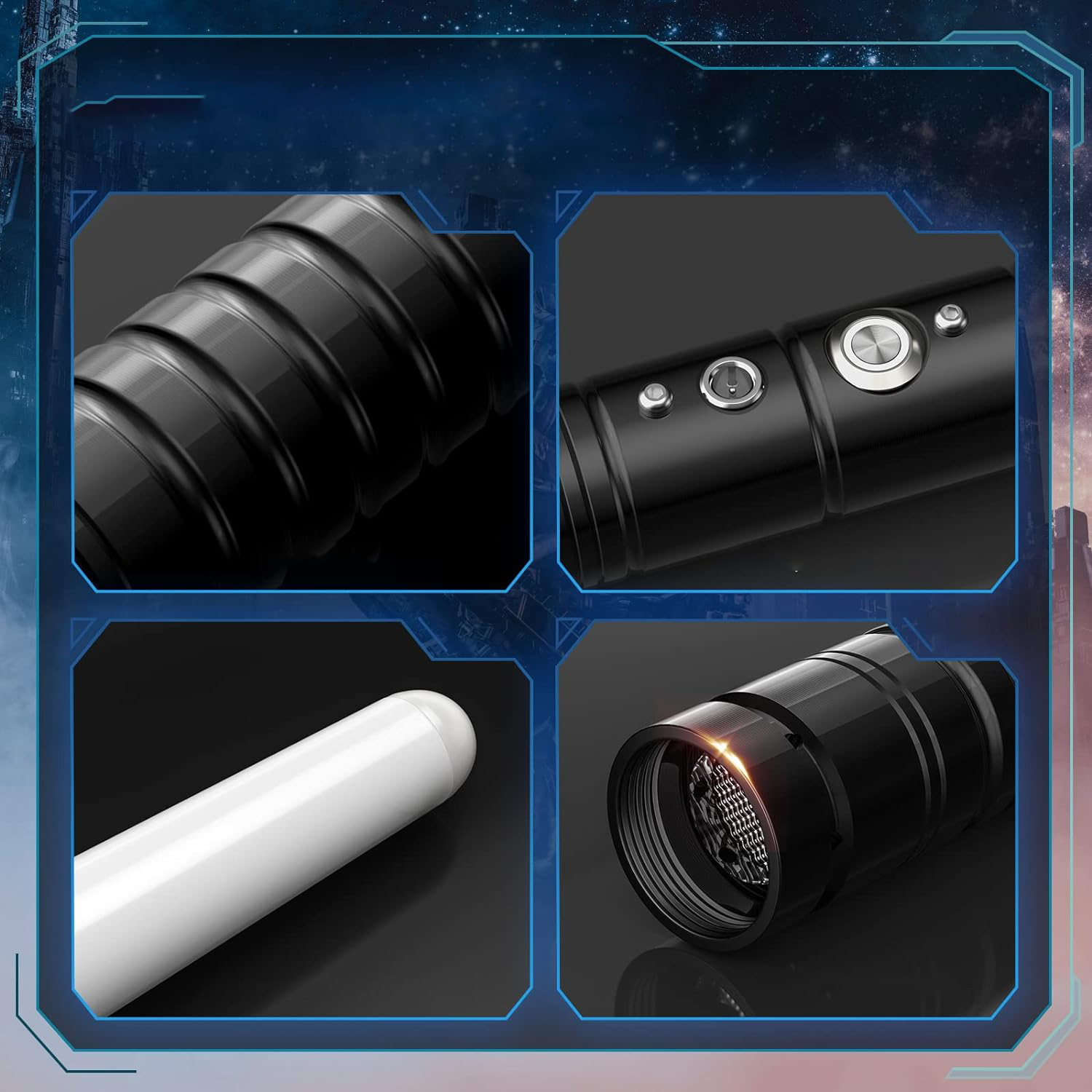 ZABAWKOWY MIECZ ŚWIETLNY ŚWIECĄCY Z DŹWIĘK 14 KOL BITWA NA MIECZE ŚWIETLNE EAN (GTIN) 191491126437