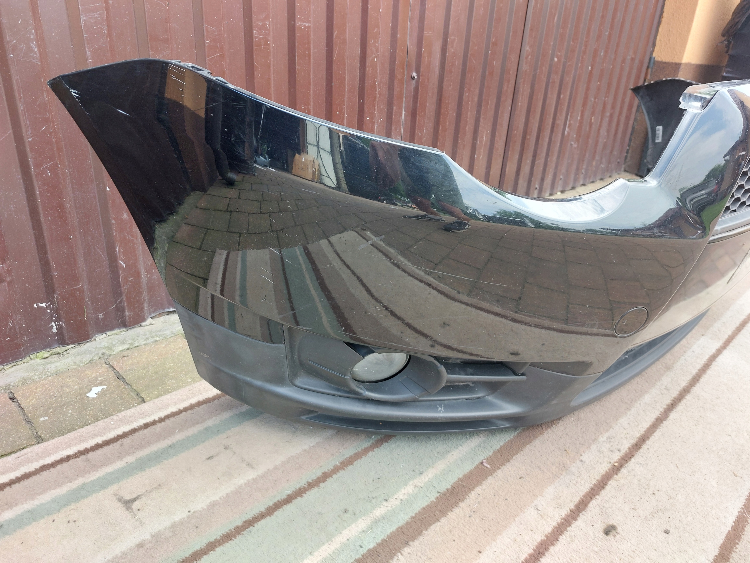 bumper front MITSUBISHI COLT 6 VI LIFT 08-12 6400C105 black