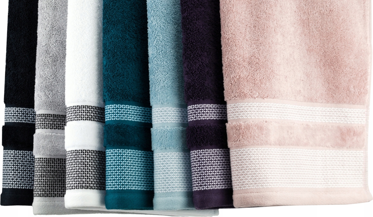 DUŻY RĘCZNIK DETEXPOL 70X140 bawełna gruby biały Z dedykacją Nie