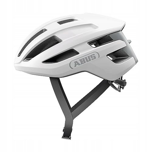 Kask rowerowy Abus PowerDome szosowy srebrny L 57-61 cm lekki 250 g