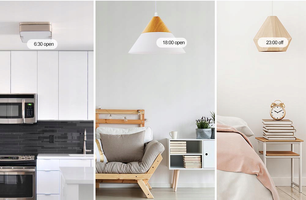 WŁĄCZNIK ŚWIATŁA DOTYKOWY LED WIFI Czarny SONOFF Rodzaj przełącznik