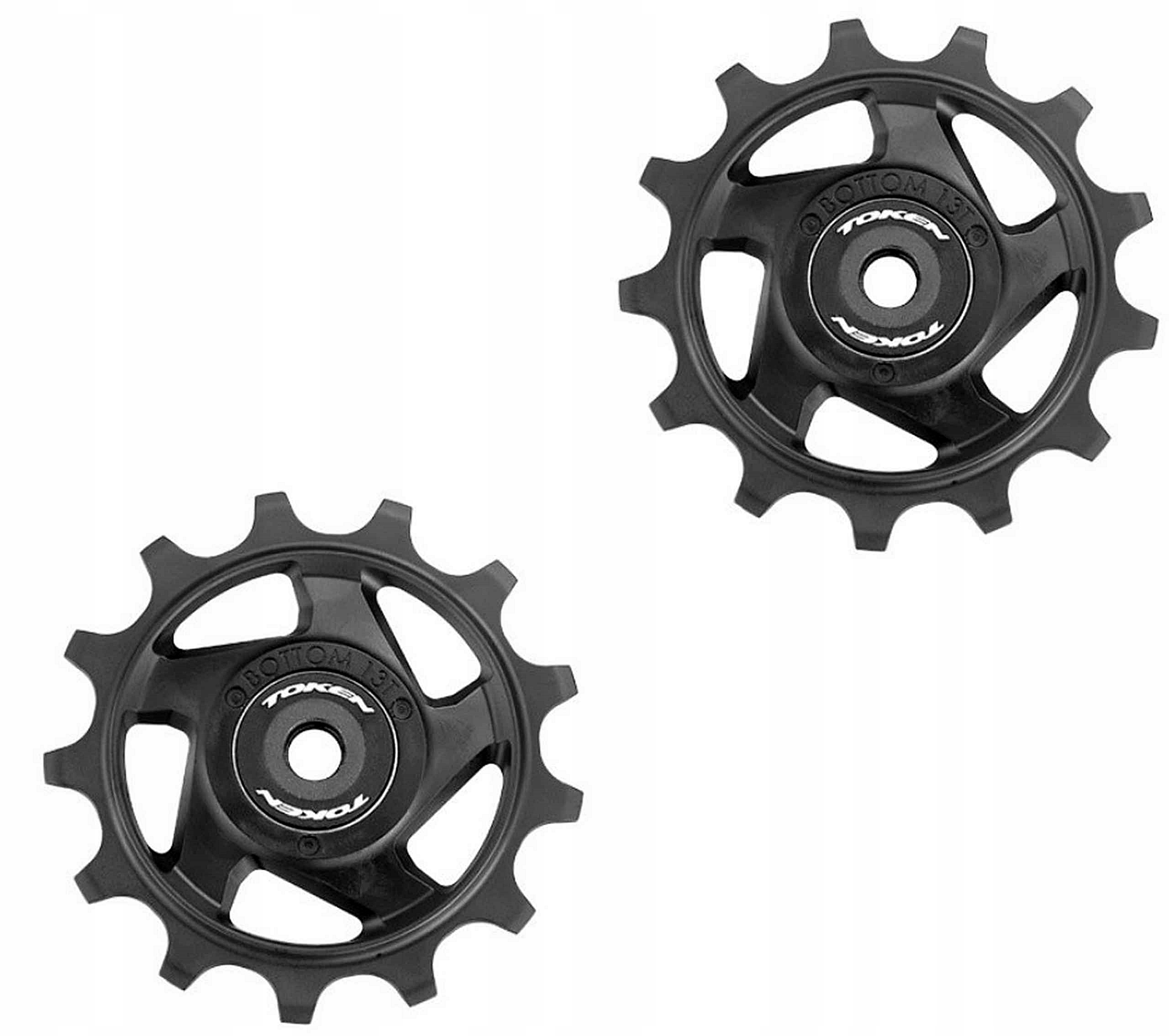 Token TK1724PX Kolečko přehazovačky 14/12 zubů pro pohony Mtb 12S Black 25 g