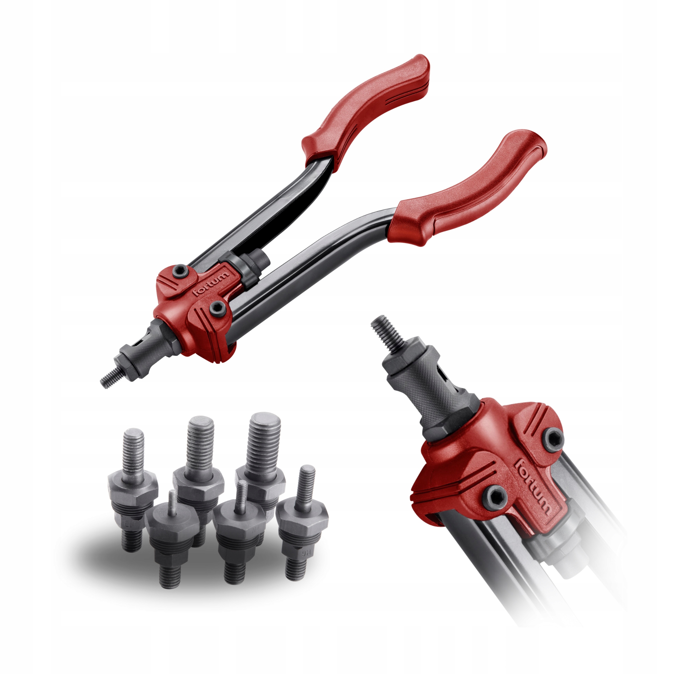 Nitovačka Na Nýtovací Matice Ruční m3m12 Kufr Sada 340mm Profesionální