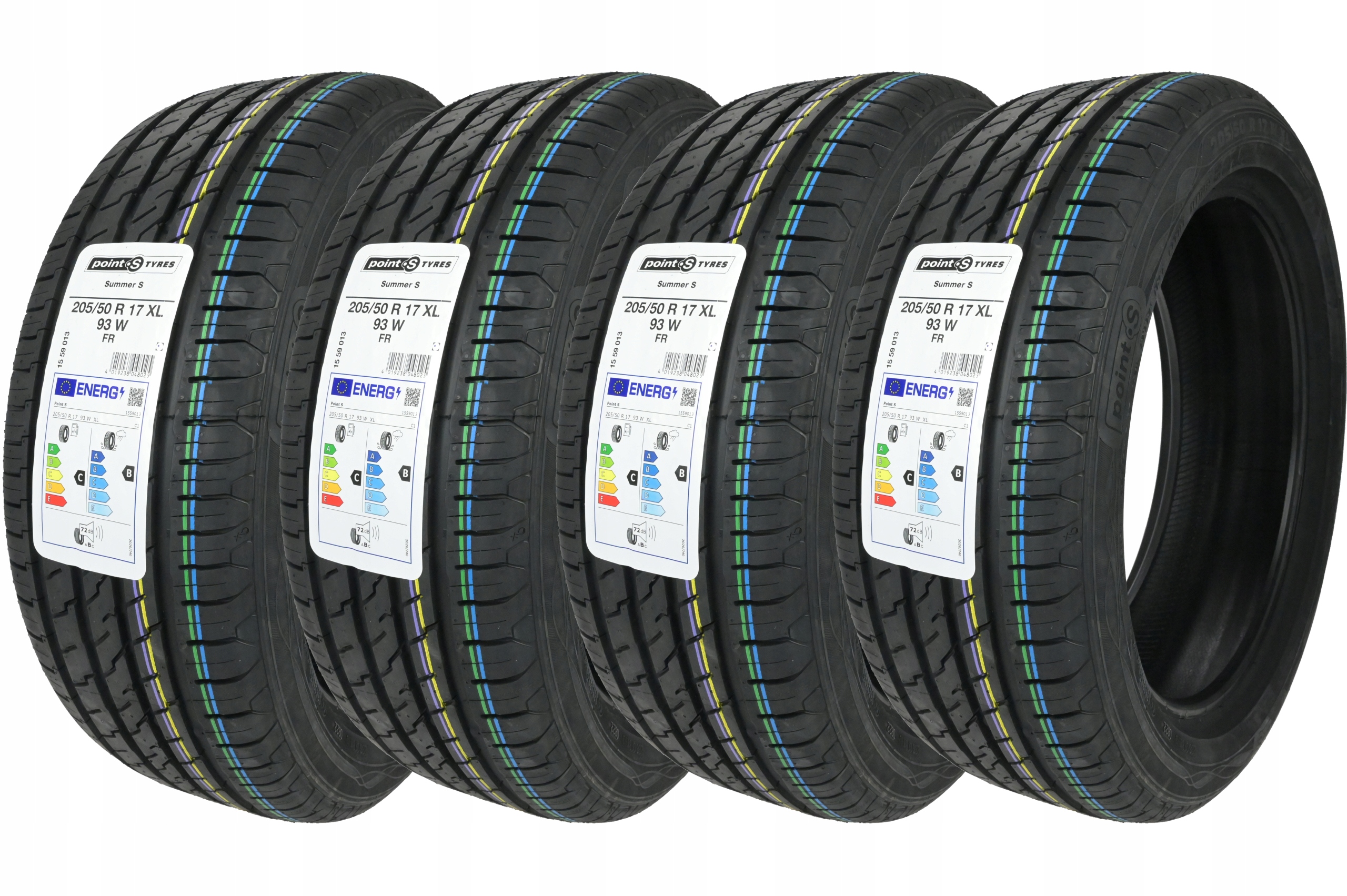 

4 x 205/50R17 XL 93W Fr Summer S Point S Lato