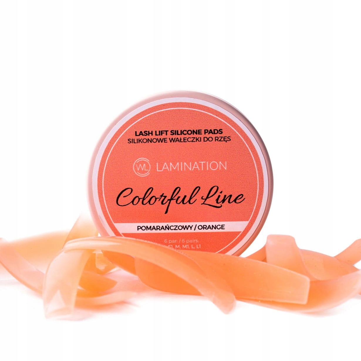 Silikonové válečky pro lifting laminace Wonder Lashes Colorful Line 6 párů