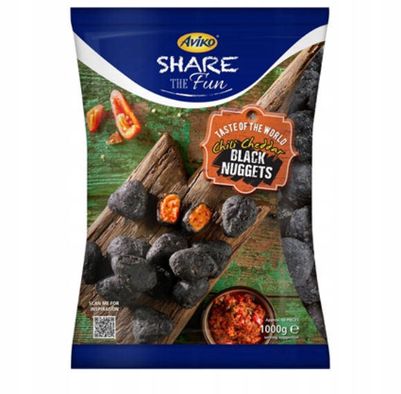 Aviko nugety s cheddarem a jalapeno 1 kg mražené pikantní
