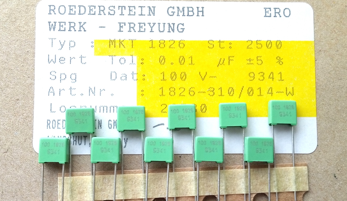 [10szt] 0.01uF (10nf) 100V Kondensator MKT1826 Raster 5mm ERO(Roederstein)