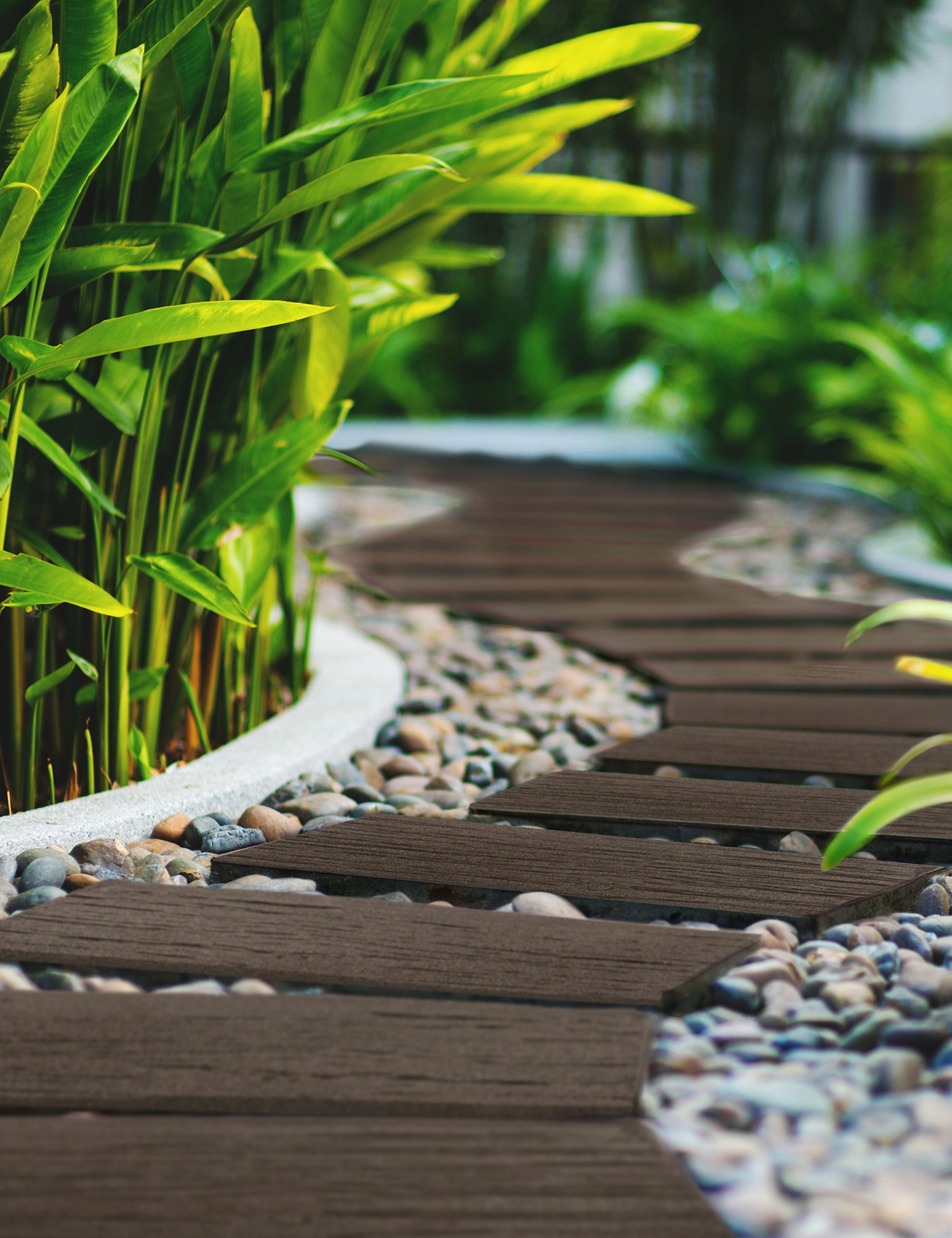 Nowoczesna płytka ogrodowa dekoracyjna ECO ścieżka chodnik brąz 25x60 cm Producent Multy Home