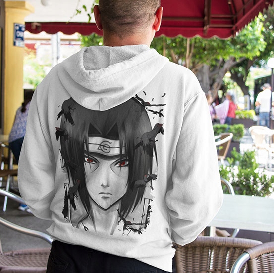 Mikina S Kapucí Naruto Itachi Uchiha Face