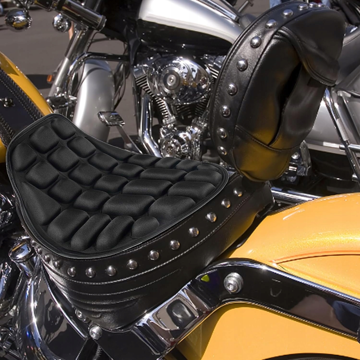 PODUSZKA MOTOCYKLOWA ŻELOWA NA SIEDZENIE MOTOR MOTOCYKL NAKŁADKA GRUBA Producent inny