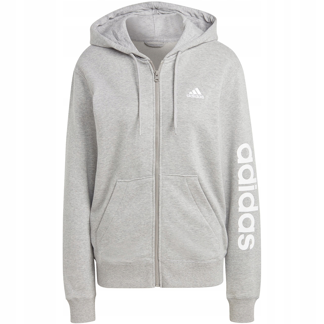 Mikina adidas Essentials Linear Full-Zip French IC6866 S