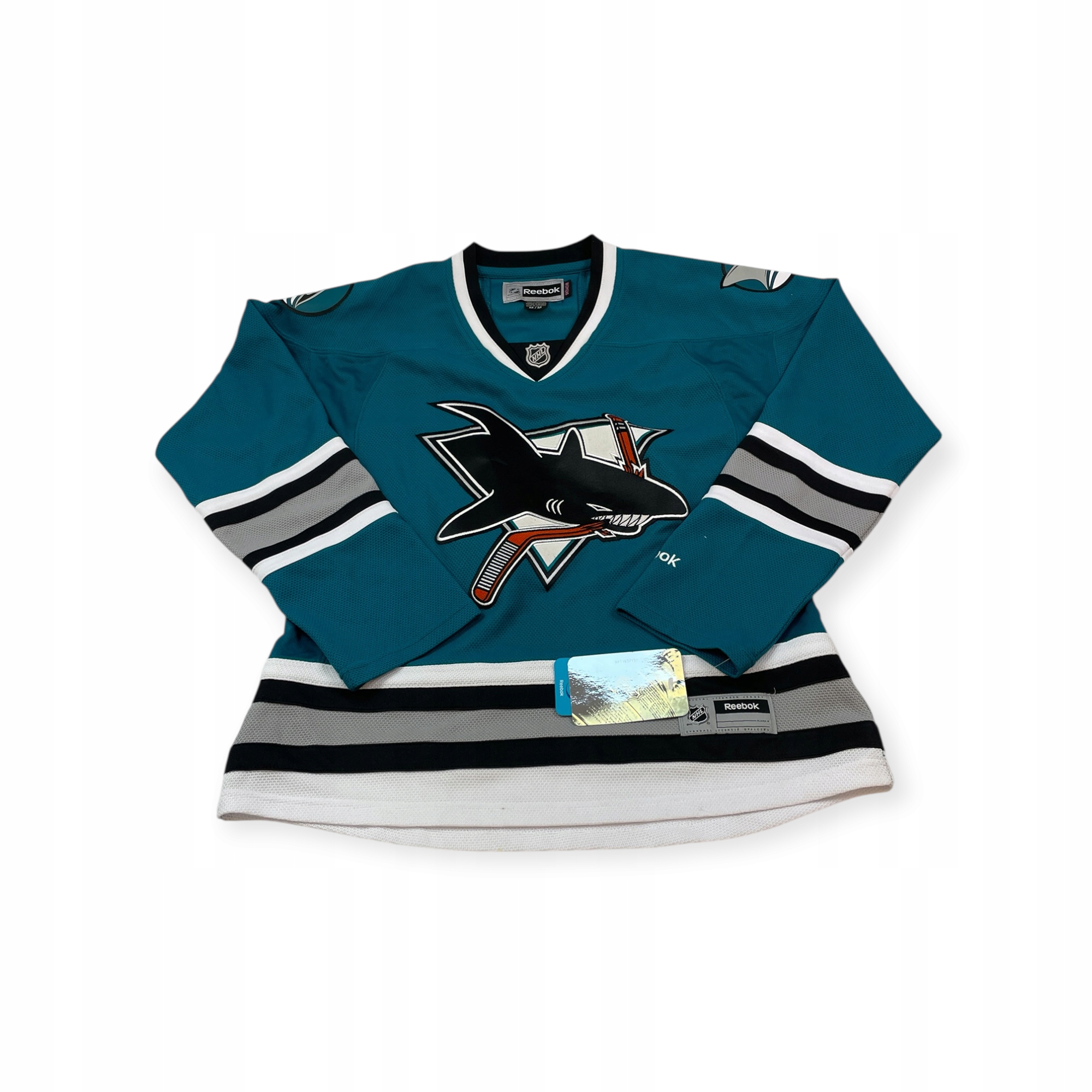 Zelená mikina mikina Reebok Nhl San Jose Sharks M