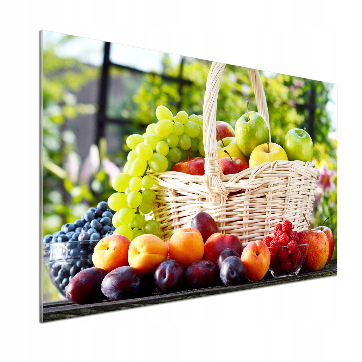 Dekoračný panel sklo Ovocný kôš 100x70 cm Lepidlo