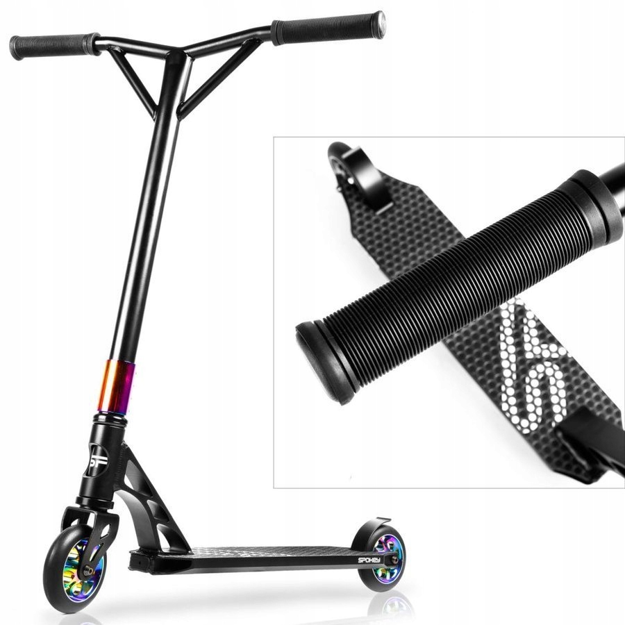 SPOKEY Wyczynowa Hulajnoga Stunt Freestyle PRO Hamulec tak