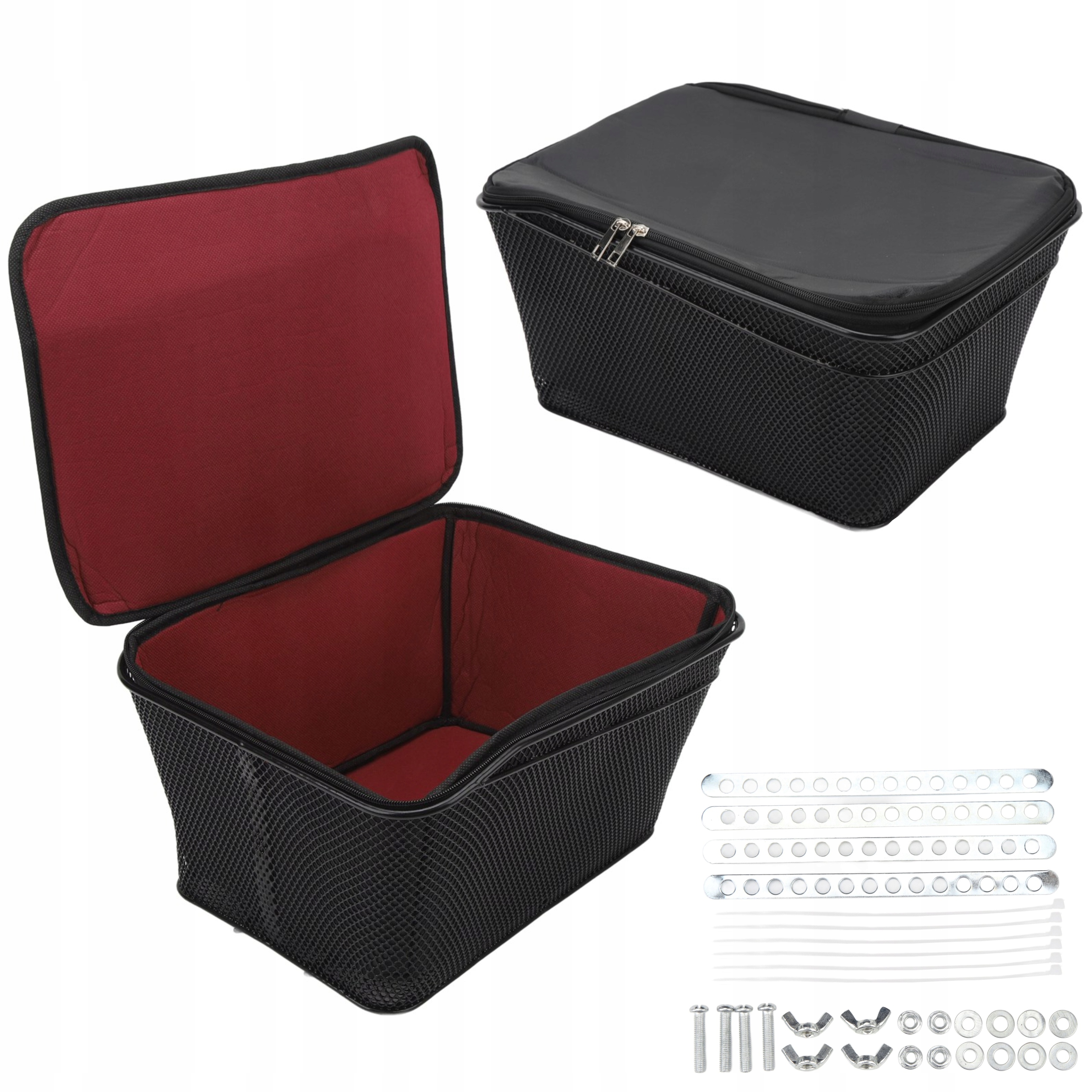 Kosz rowerowy tylny KOSZ NA ROWER czarny 20 L