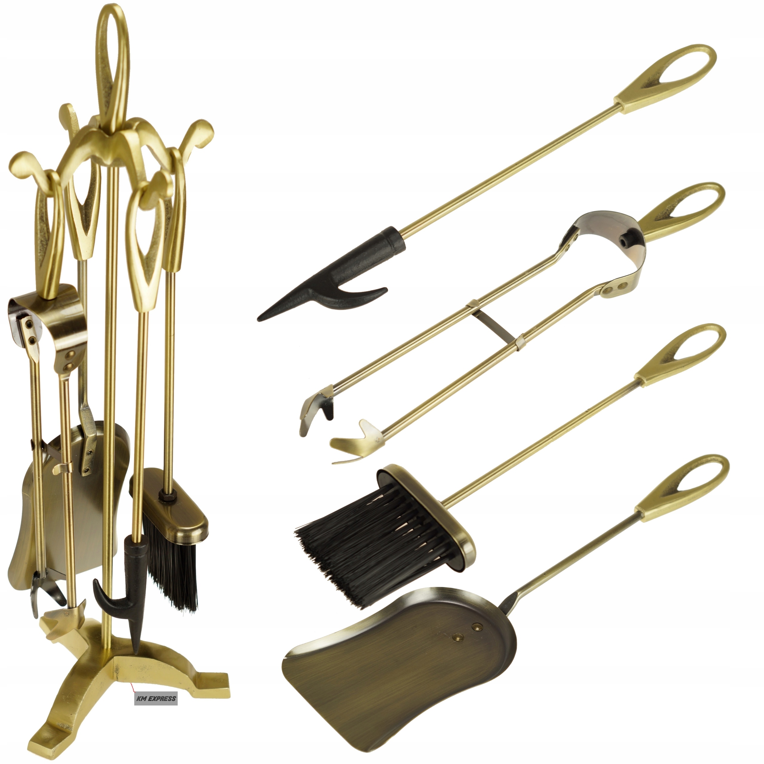 Krbové Nářadí Starožitného Náčiní Příslušenství Ke Krbu A Kamnům – 5 Prvků