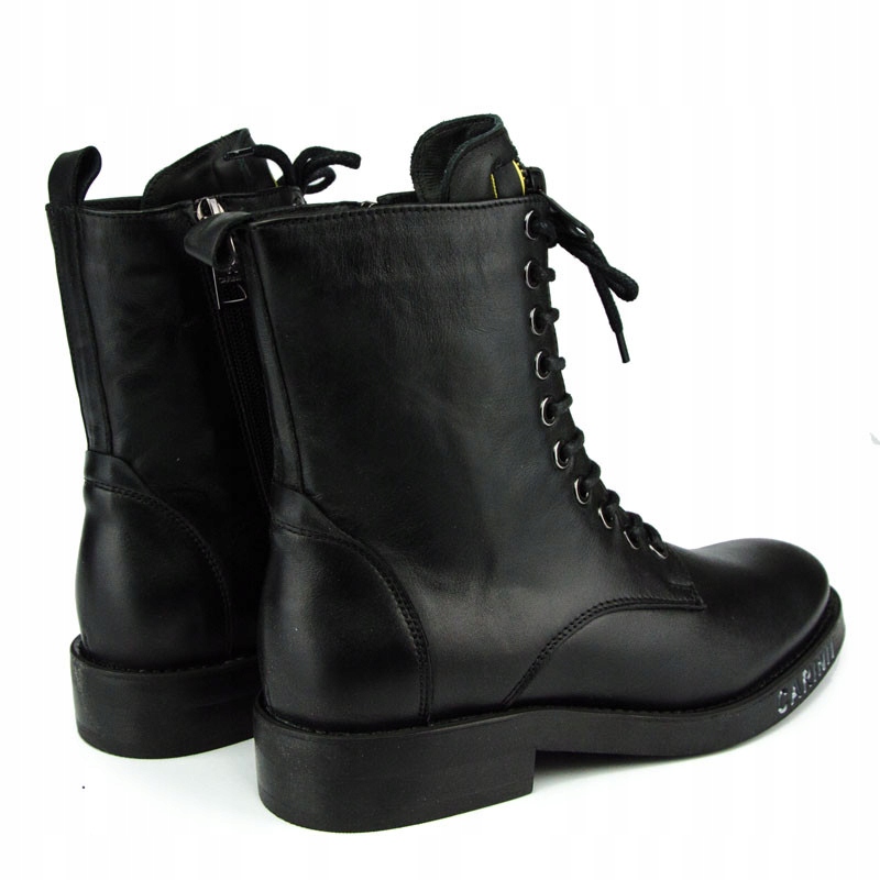 CARINII B5752 WOKERY TRAPERY SKÓRA ŻÓŁTE CZARNE Rozmiar 39