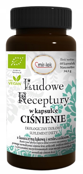 

Ludowe Receptury w kapsułce Ciśnienie Mir-lek