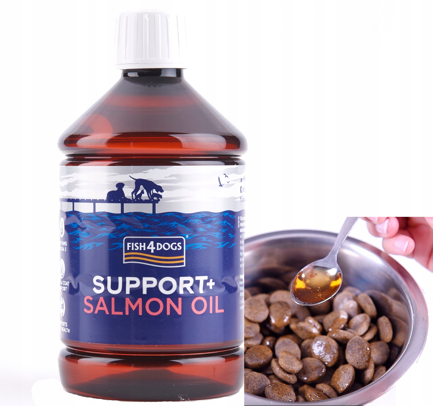 Lososový Olej Fish4Dogs 500ml Doplněk Stravy Pro Psy