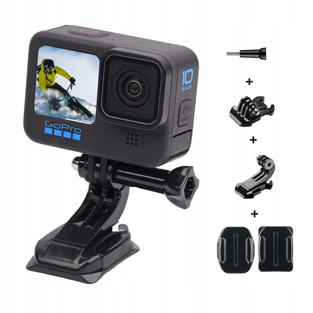 Zestaw Mocowań Kasku Do Kamery Sportowej GoPro Z Ramieniem YHTSPORT — miniatura 6