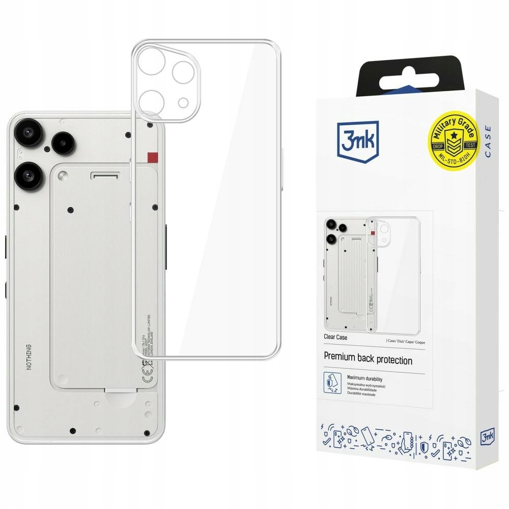 Etui 3mk Clear Case na Nothing Phone (3a) Lite przezroczyste 3mk