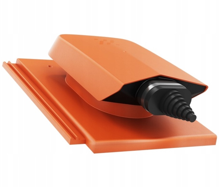 Solární Přechodová Taška Braas Tegalit Cihlová