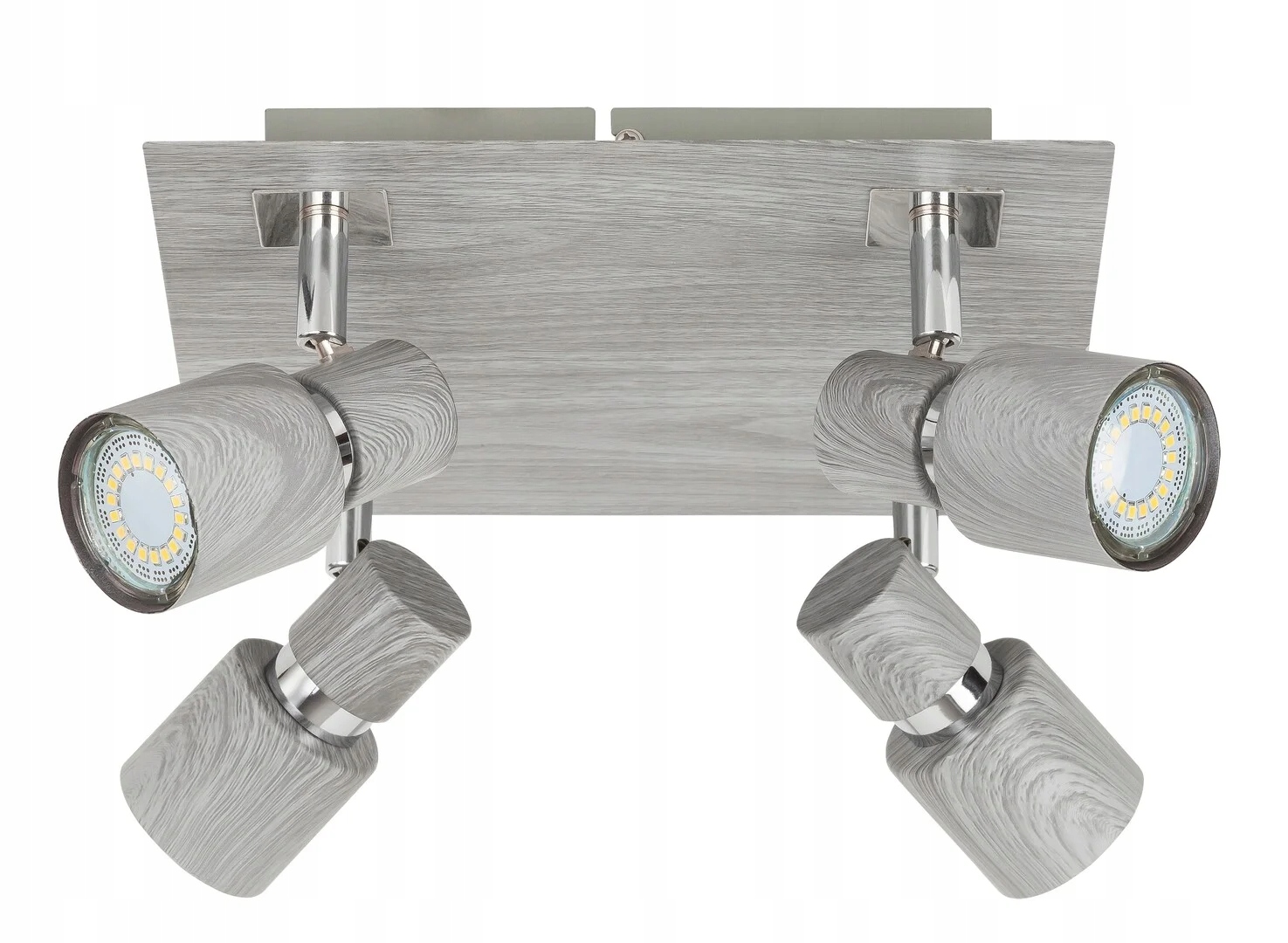 Stropní svítidlo šedý dub chrom GU10 4x50W Merkur 6128 Rabalux